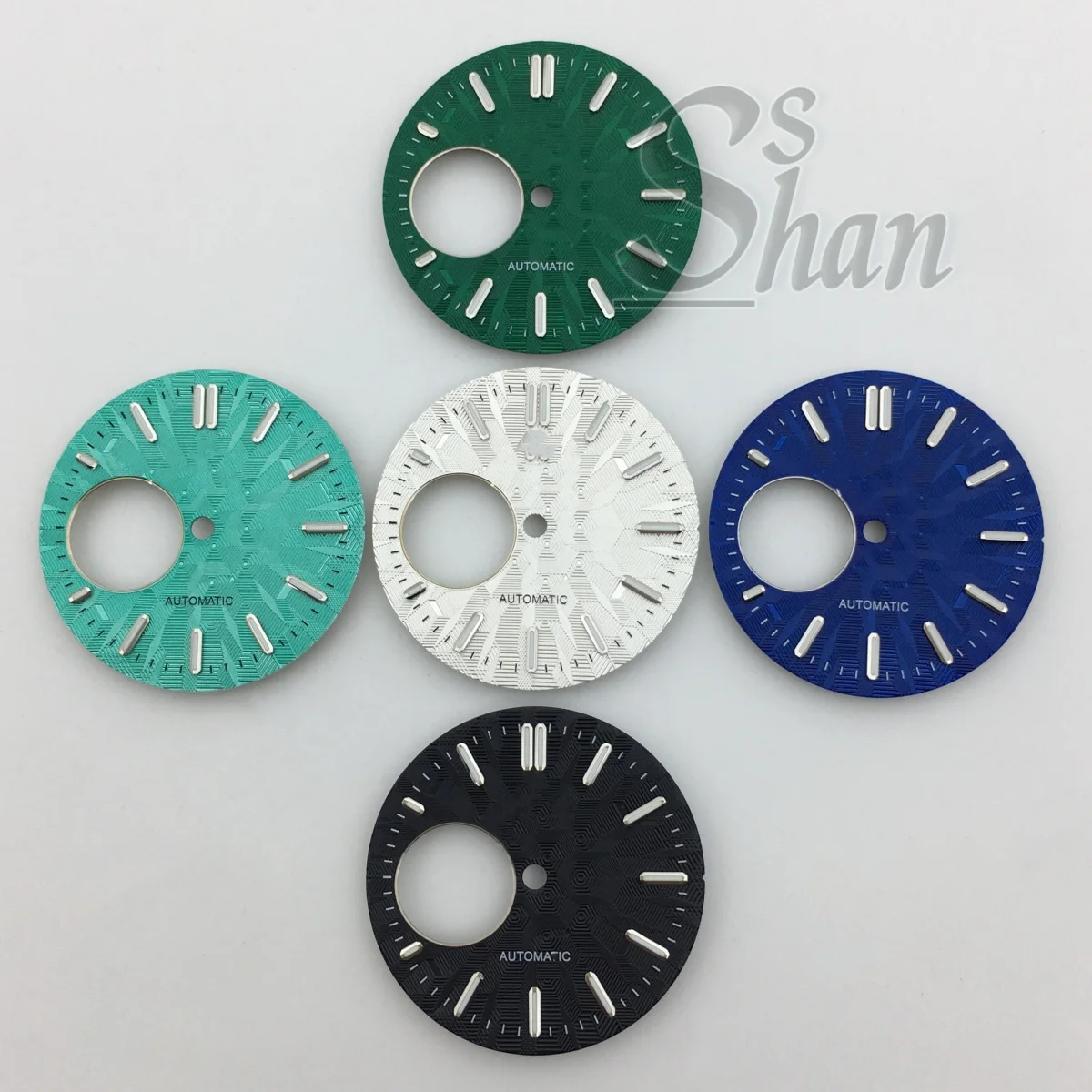 

NH38 29MM Watch Dial White Black Blue Green Watch Dial For NH38 Movement Watch Faces Replacement Parts