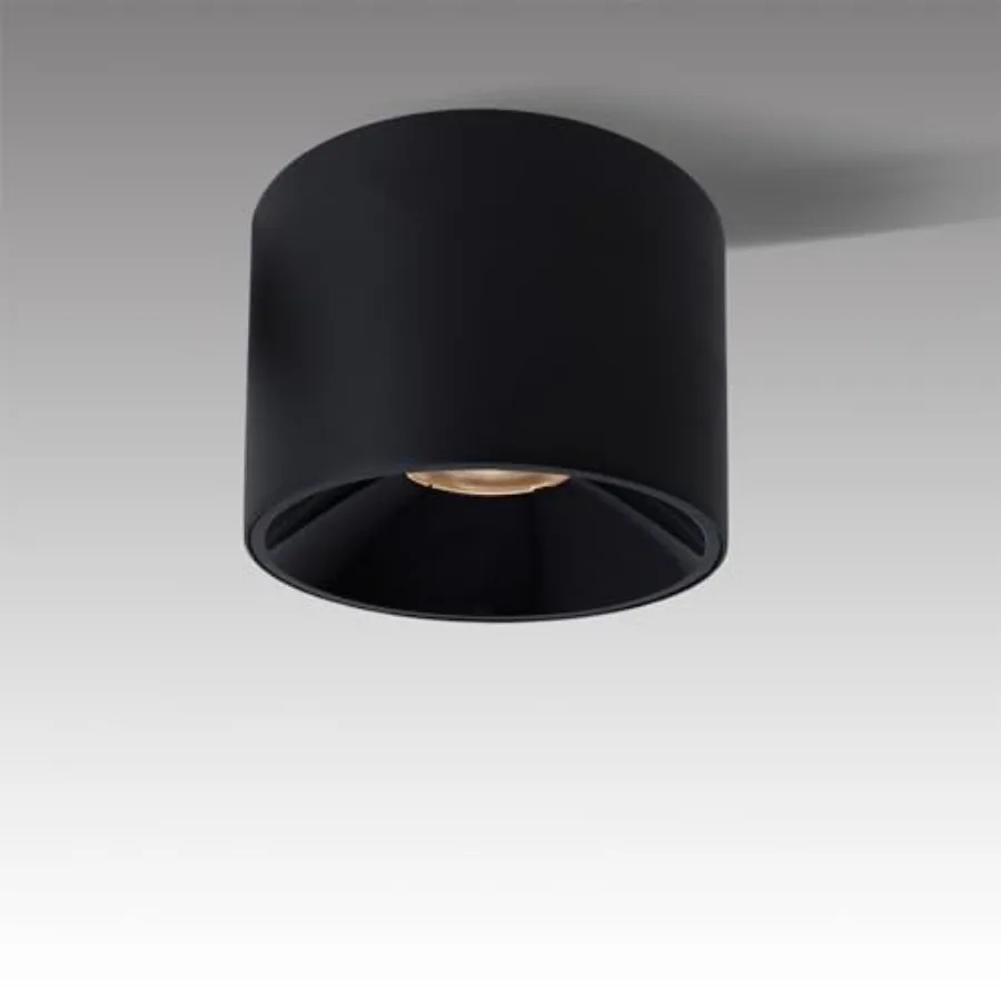 

Светодиодный диммируемый потолочный светильник-спот из матового алюминия, цилиндрический, 4,72 дюйма, для помещений, современный минималистичный, направленный, встраиваемый.