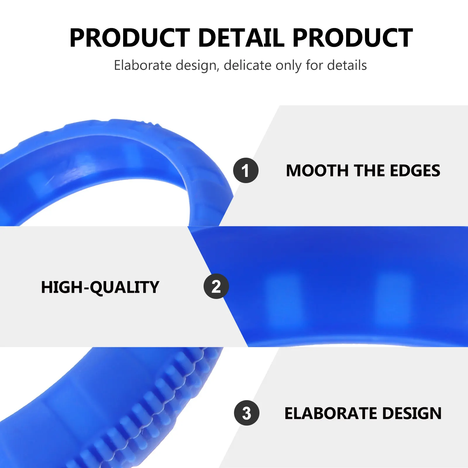 2 PCS Barbell Bench Grips Silicone Dumbbell Cover Weight Protective for Anti-skid - view 5