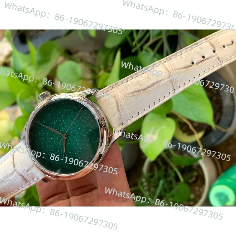 

Simple Casual Fashion Large Dial Men's Watch Leather Strap ETA2824 Movement