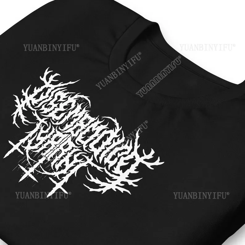 Disembodied Tyrant Band T-Shirt: Deathcore Metalhead Merch Gothic Death Metal Band Round Neck, Pure Cotton, Short Sleeve, Shirt