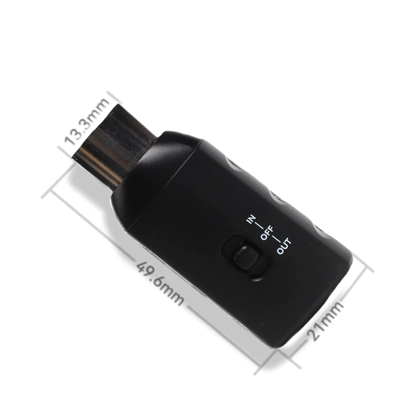 Wireless For MIDI Adapter for For M-VAVE SK7 2.4GHz USB Rechargeable 25H RuntiFor Me Size 49.6x21x18.8For MFor M