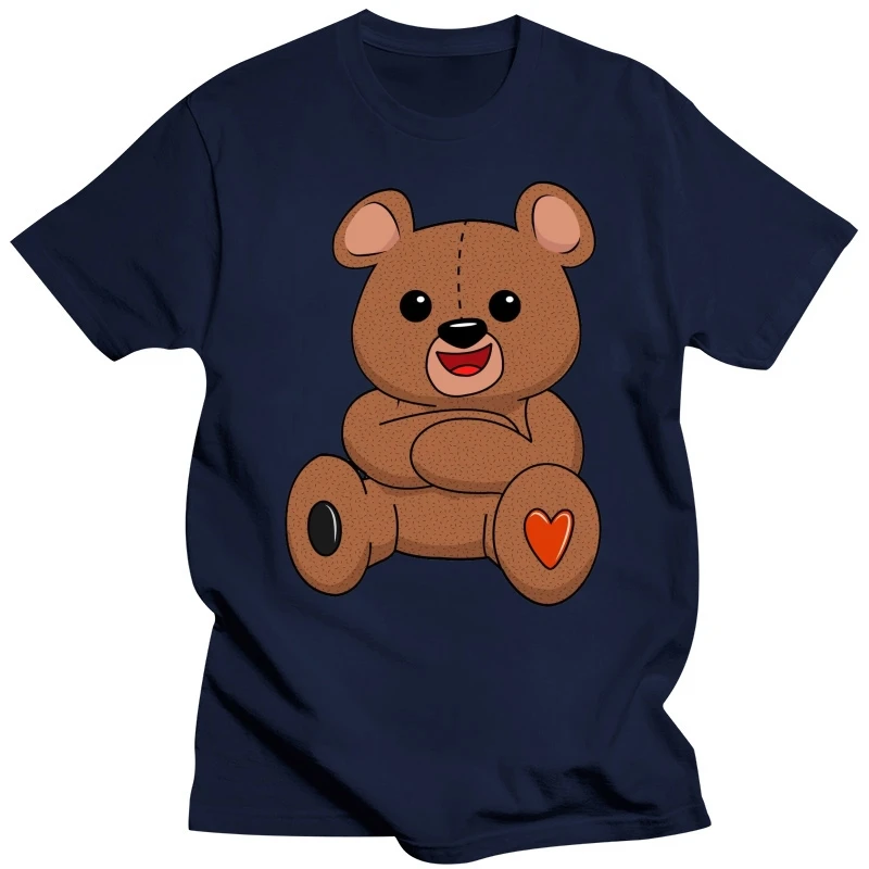 small bears del heartTops shirtShort Sleeve T-ShirtCasualSoftsale online t shirtIrregularCasualT-Shirt