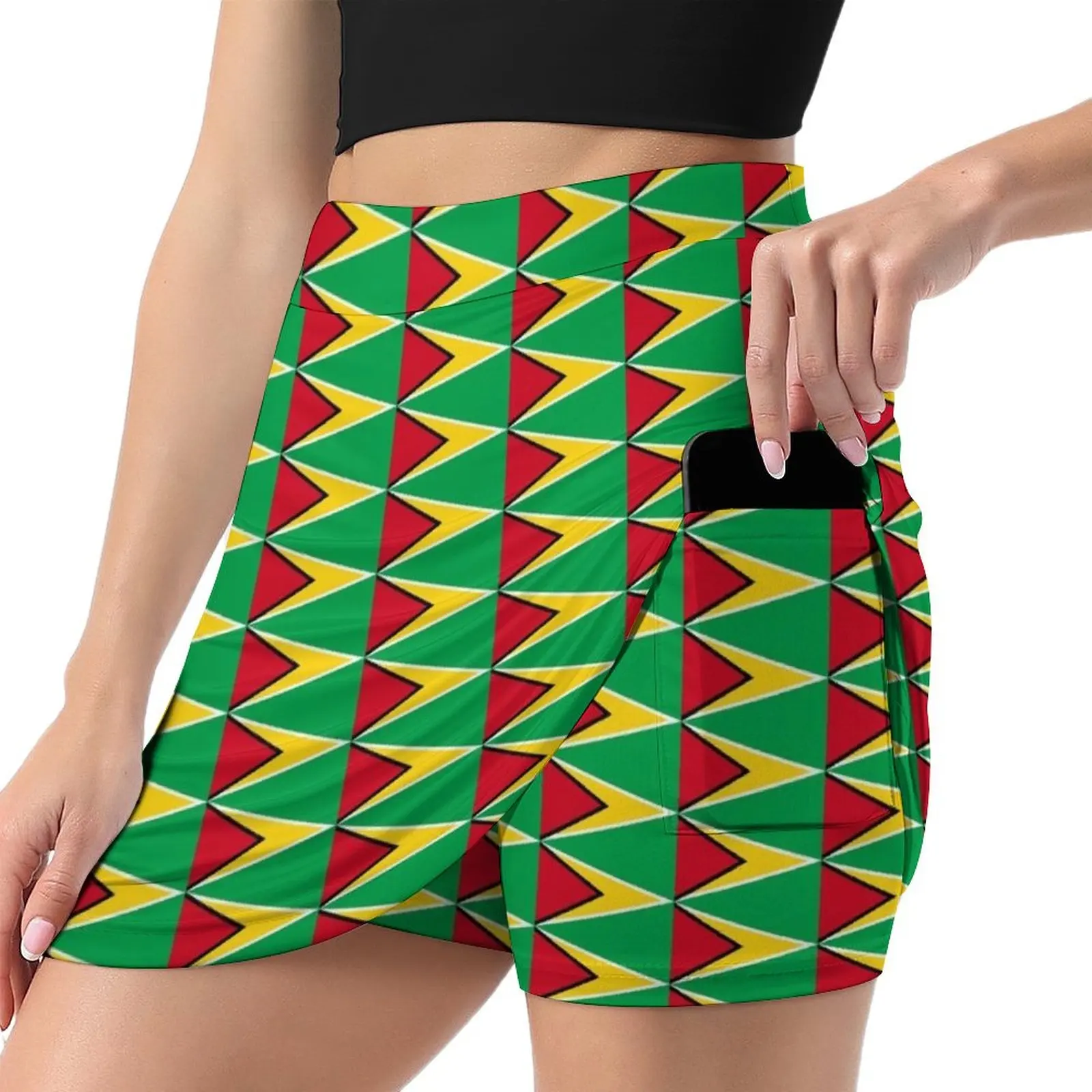 Guyana Flag Mini Skirt fairy core luxury evening dresses 2025