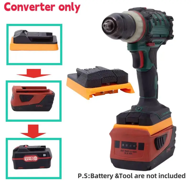 For Hilti 22v Battery  Bapter For Hilti  22v Li-ion Battery To For Lidl  Parkside Tool Converter(Not Include Tools And Battery)