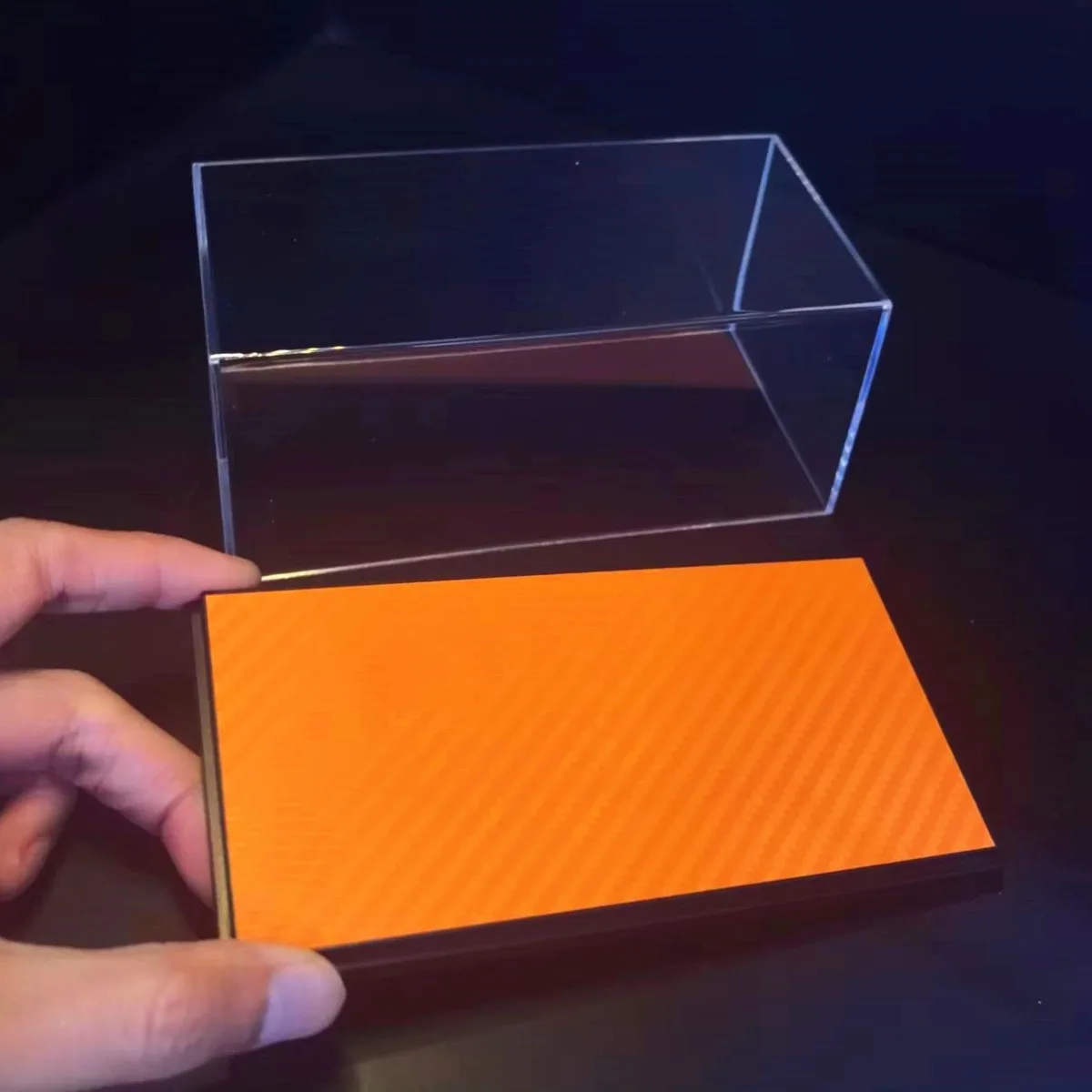 Acryl-Vitrine für Maßstab 1:43 1:64 1:87 Tomica Bburago Spark Minichamps F1 Automodell Formel 1 Miniaturspielzeug