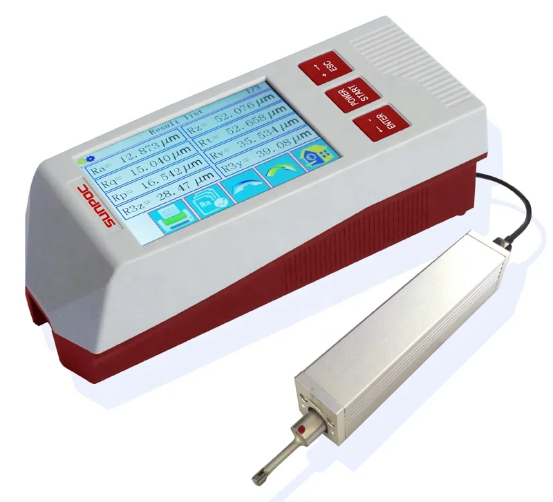 High accuracy portable electronic digital surface roughness tester SRT310 with printer