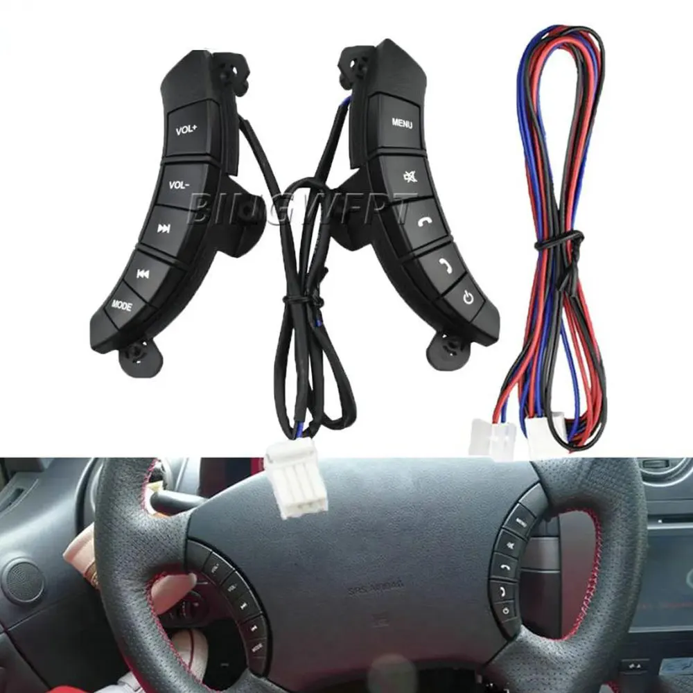 

NEW Steering Wheel Control Switch For Great Wall Hover H3 H5 2010-2013 wingle 3 5 Back Light Volume Audio Mute Mode Buttons