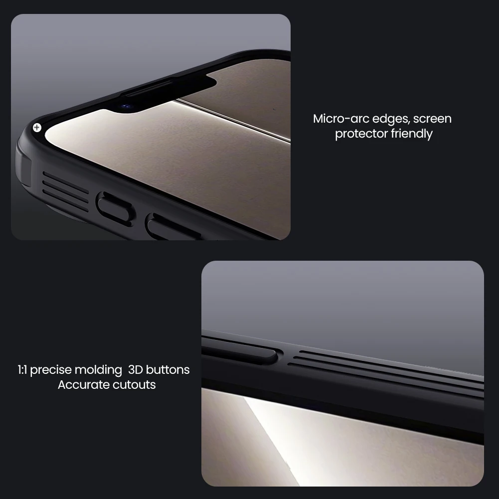 Für iPhone 17e Hülle NILLKIN Fitted Case Camshield Super Frosted Shield Case für iPhone 17e Objektivschutzabdeckung – Detail 12