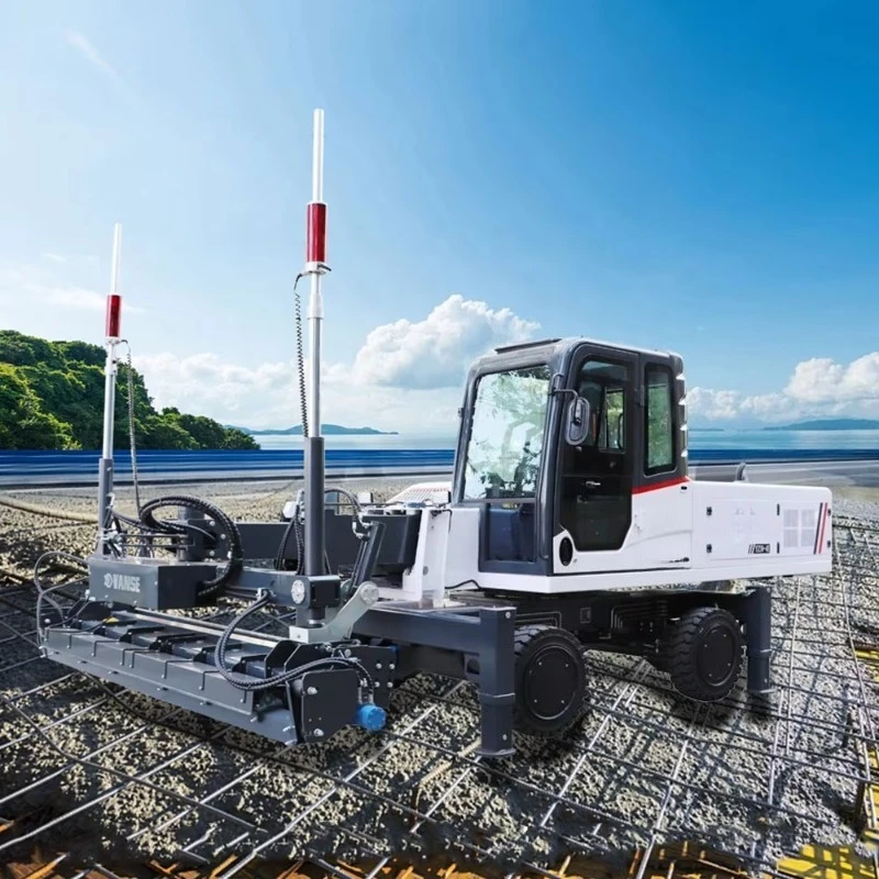 VANSE YZ30-4F Maquinaria de construcción de carreteras Máquina de nivelación láser de pluma de hormigón Máquina de nivelación de piso vibrador de nivelación de hormigón