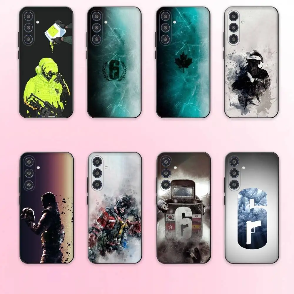 

Ice R6 R-Rainbows Phone Case For Samsung Galaxy A73,A72,A71,A70,A53,A52,A51,Others Soft Black Cover