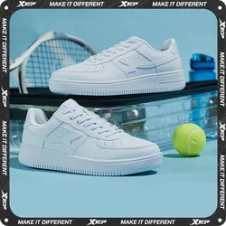 Xtep Women Men Skateboarding Shoes Non-Slip Casual White Couple Skate Sneakers Male Female Luxury Brand Shoes 881219319851