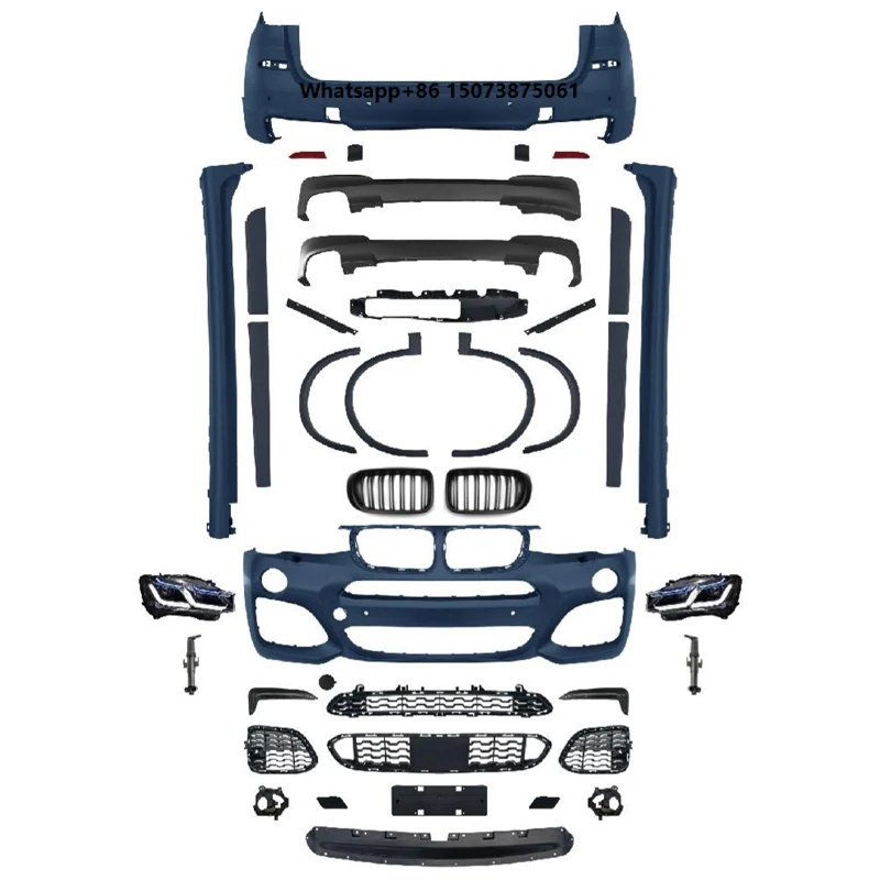 

X3 F25(11-13) Upgrade to M Tech(14-17) Old to New Body Kits Front and Rear Bumper Assemblies for 2011-2013