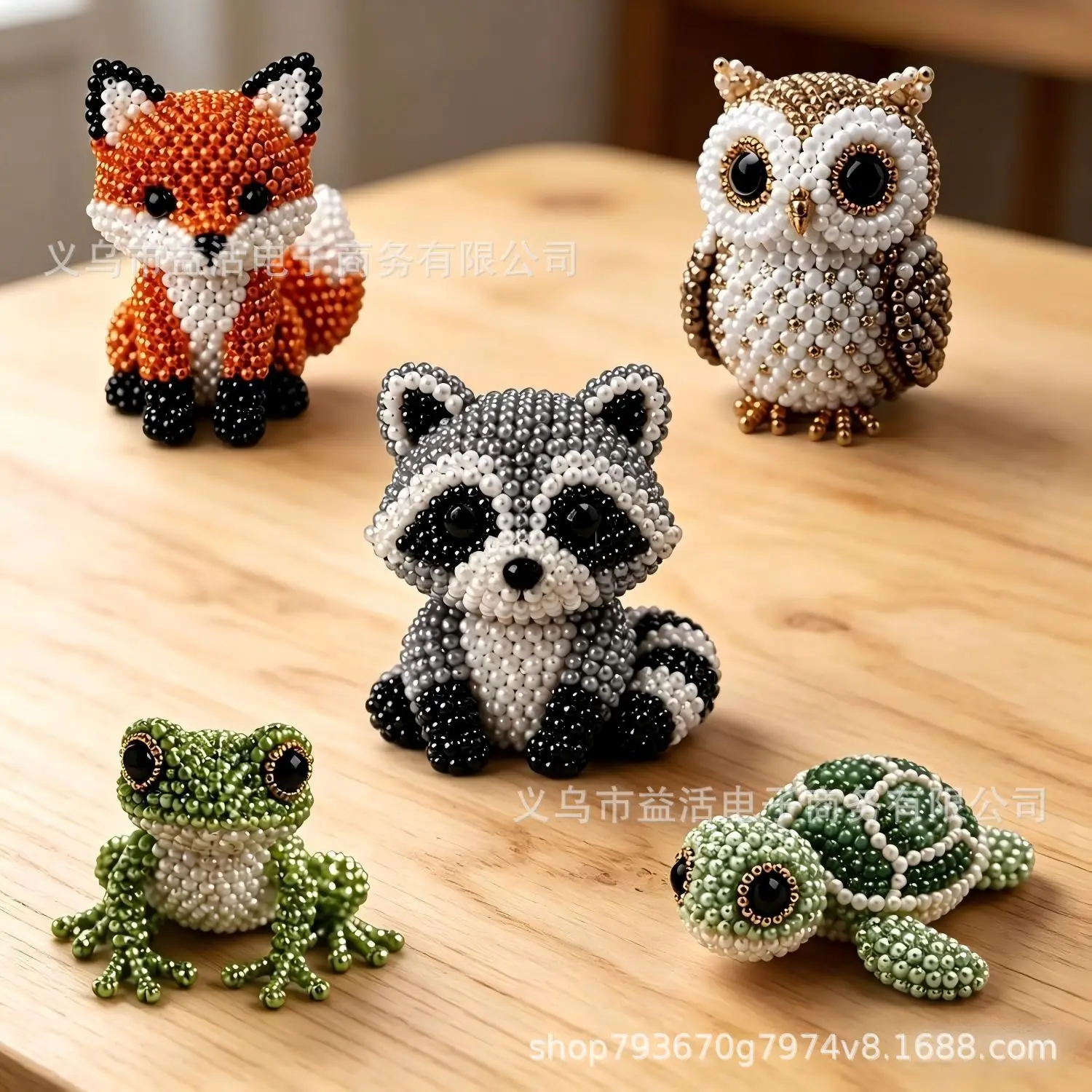 Cross-border New Arrival DIY Cute Animal Beading Craft Kit 2-piece set