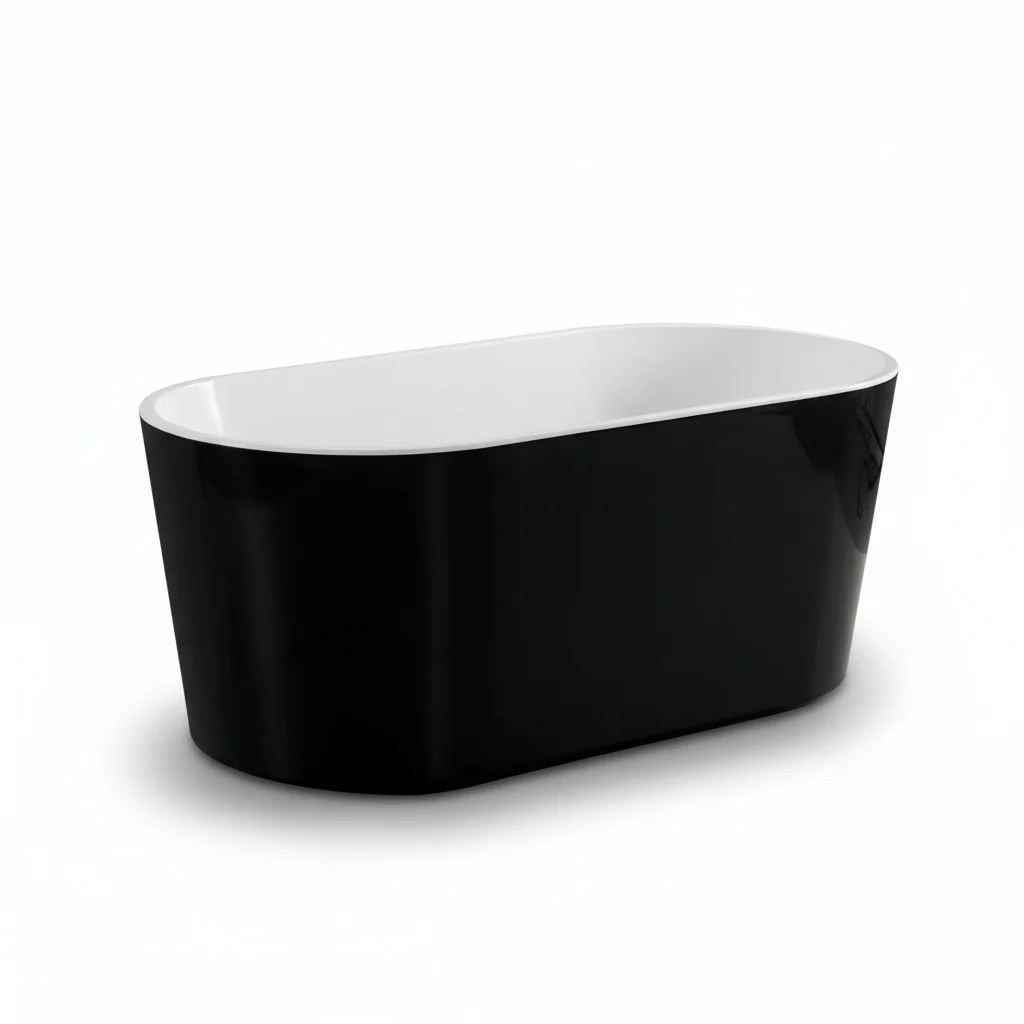 Acrylic Soaking Freestanding Bathtub, Modern Colorful Bathroom Tub for Adult, Pure Acrylic Resin Fiberglass Spa, CE Certified
