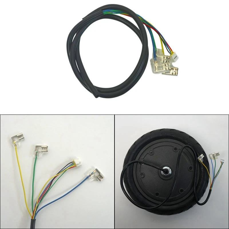 Cabo de fio elétrico universal do motor scooter, fio plug para xiaomi m365 e pro, acessório wring harness, 3x