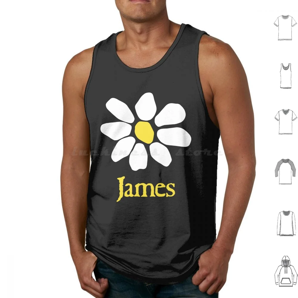 James Band Tank Tops Print Cotton James Band Jim Glennie Tim Booth David Baynton Power Saul Davies Stutter James Strip Mine