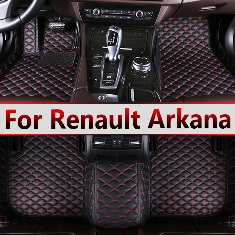 Car Floor Mats For Renault Arkana Samsung XM3 2020 2021 2022 2023 5seat Waterproof Pads Car Mats Full Set Carpet Car Accessories