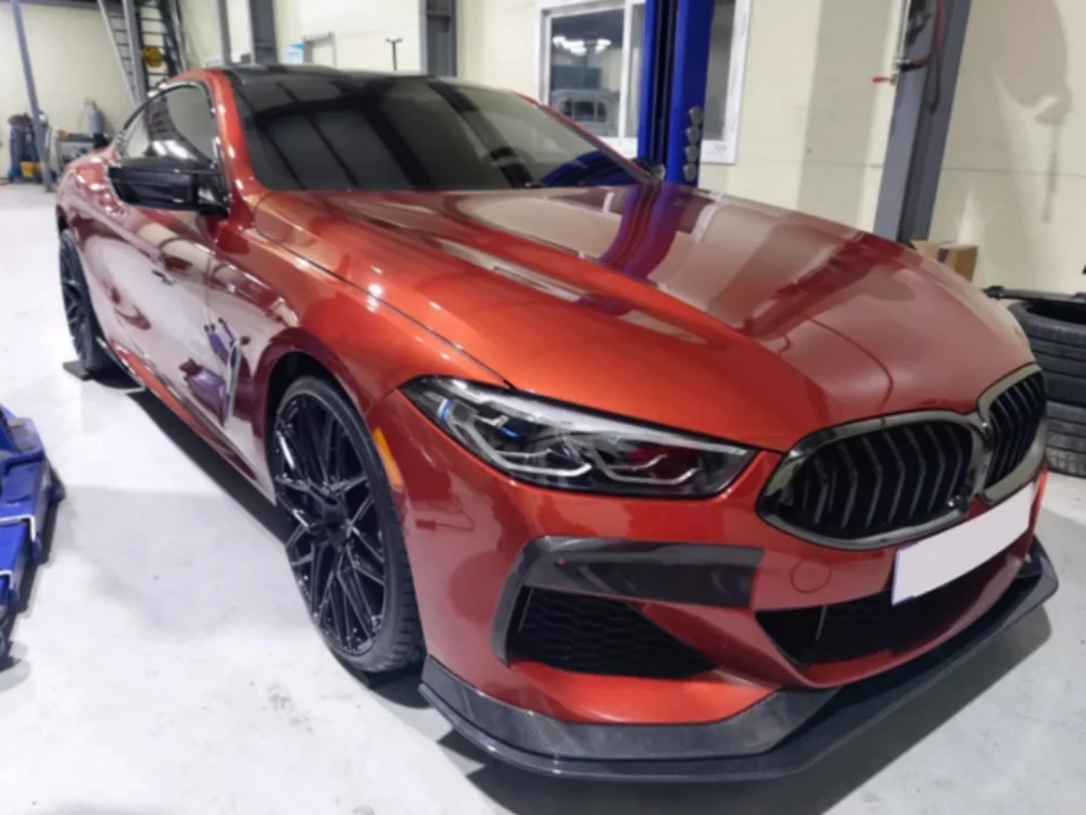 

For BMW 8 Series Coupe 2018-2023 Body Kit Carbon Fiber Front Lip Side Skirt Spoiler Rear Diffuser AC Style Upgrade for G14G16