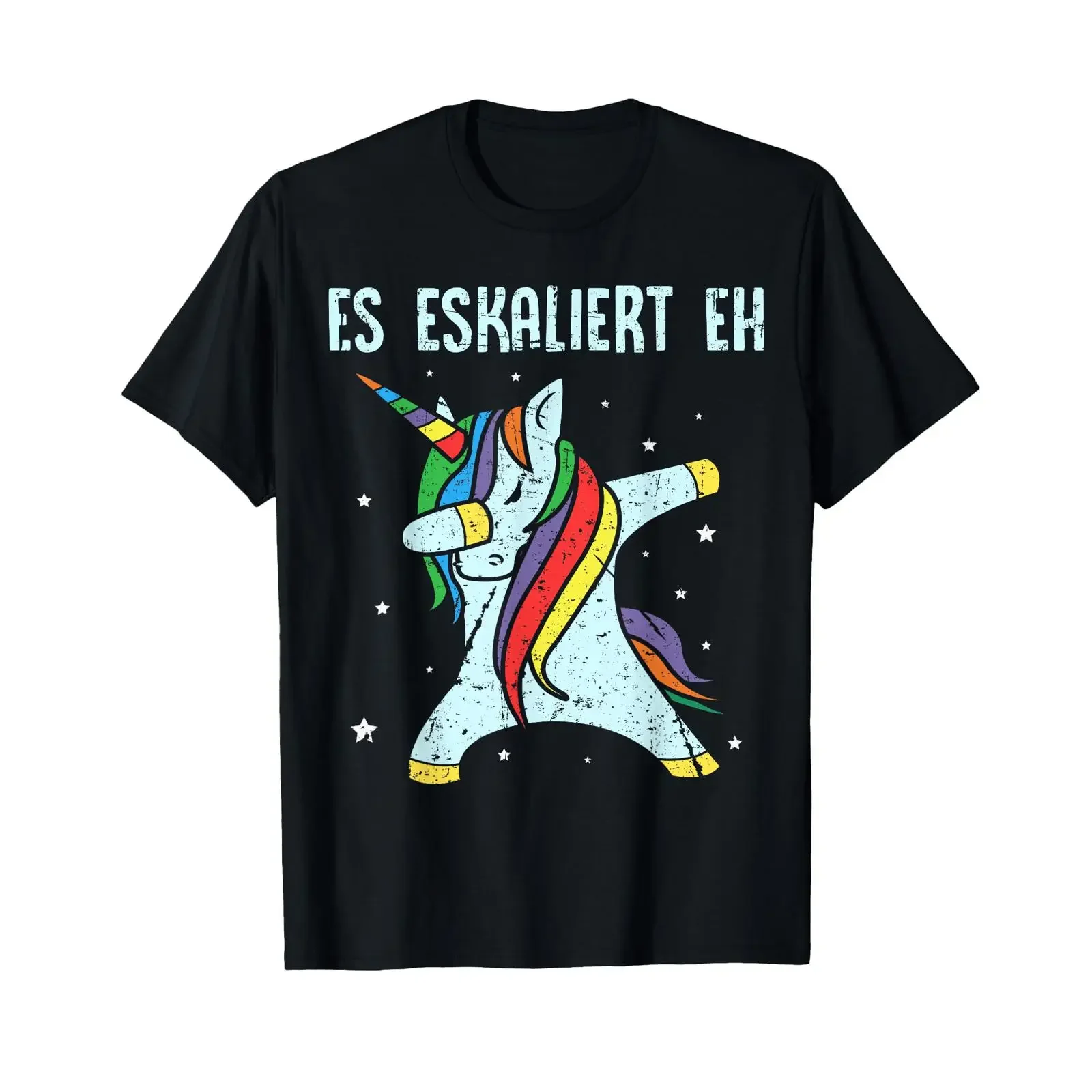 It's going to escalate anyway Dab Unicorn Dabbing Drinking Party T Shirt vintage Washed homme Comfortable Breathable Stylish