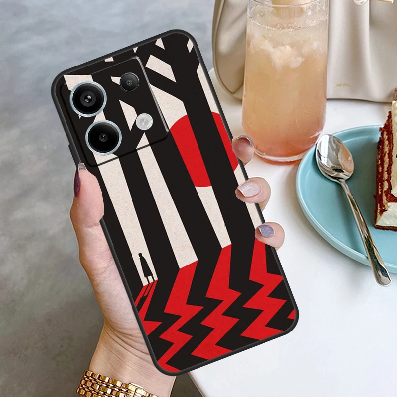 twin peaks Funda For Xiaomi Redmi Note 12 11 10 9 8 13 Pro Plus 12S 11S 10S 9S 10A 9C 10C 12C 13C Case