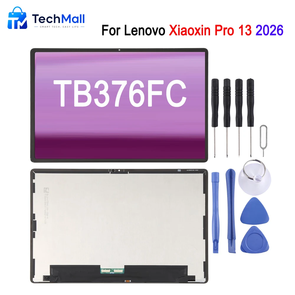 TB376 LCD Screen For Lenovo Xiaoxin Pro 13 2026, TB376FC Tablet LCD Display Touch Screen Repair  Replacement Spare Part