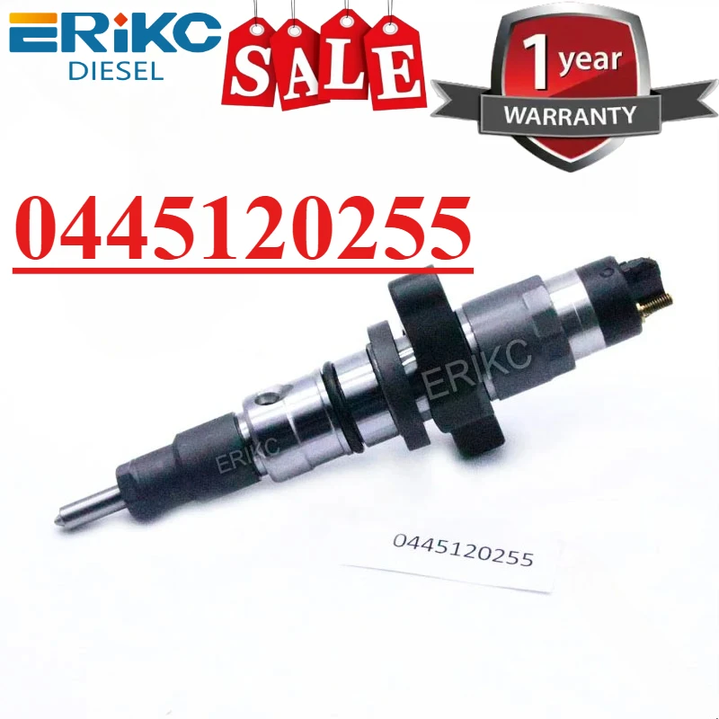 Inyector de Combustible ERIKC 0445 120 255, Dispensador de Bomba de Combustible 0445120255, Boquilla de Inyectores de Combustible 0 445 120 255, Inyector Automático para Dodge Ram