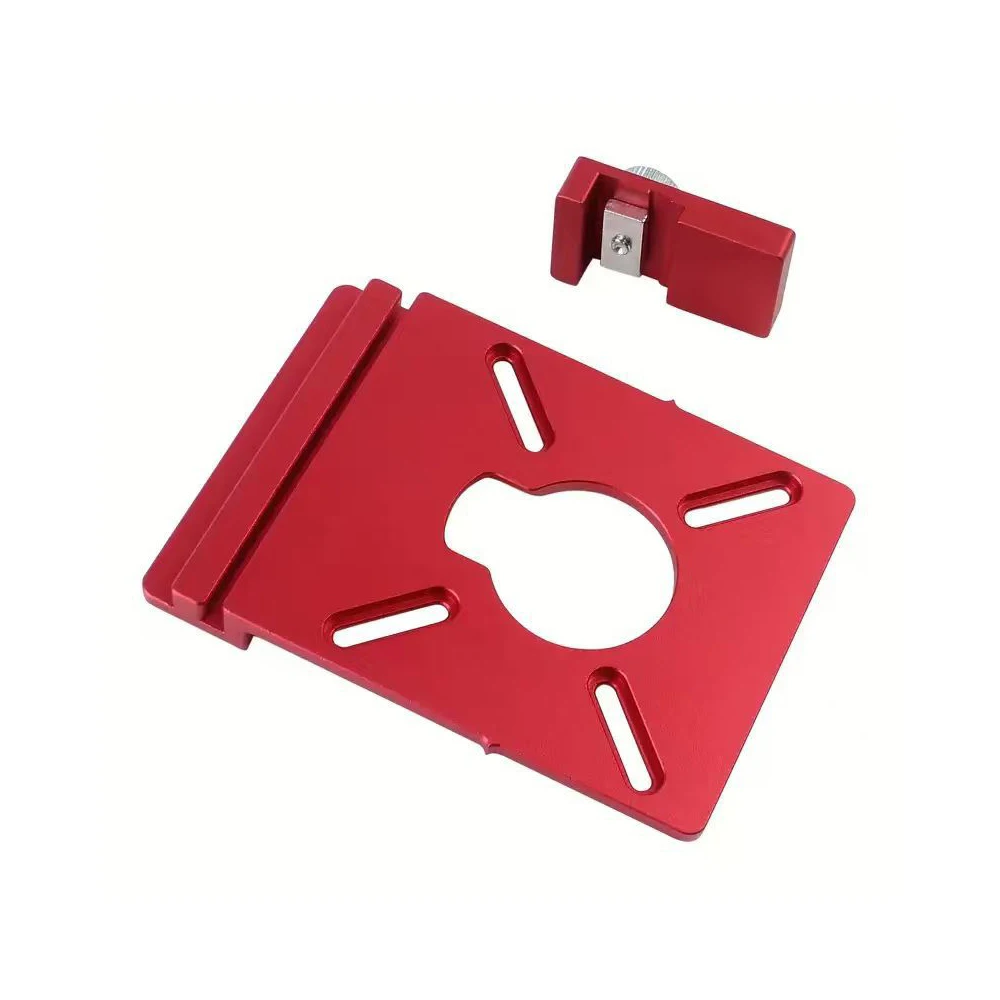 مجموعة واحدة من محول السكك الحديدية الدليلية، دعامة مساعدة من سبائك الألومنيوم بخط مستقيم مع محدد متوافق مع معظم أجهزة التوجيه #5