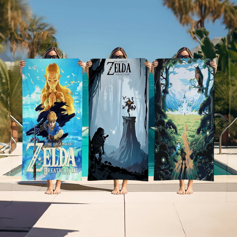 

Game L-Legends Of The Z-Zelda Big Microfiber Beach Towels Quick Dry Towel Sand Beach Towels Pool Towel For Travel Swim Pool Yoga