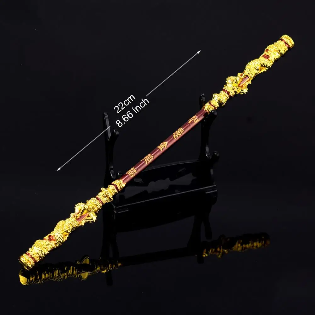 Golden Cudgel Decor Metal Monkey King Bar Decoration Wukong Golden Cudgel Ruyi Jingu Bang Ornament Great Equalling For Home