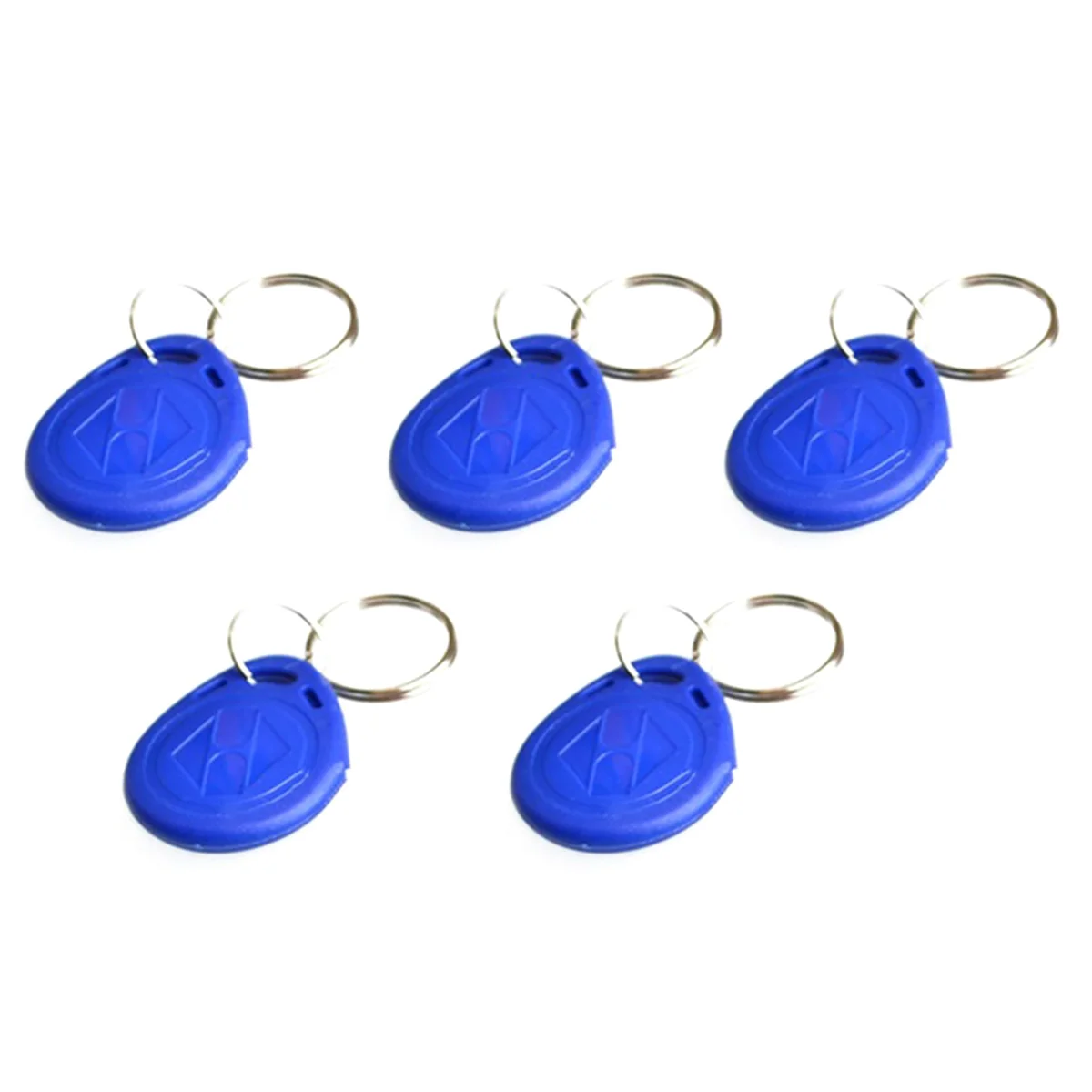 5Pcs EM4100 Read Only EM4100 125Khz Card Proximity Token Keyfobs Blue