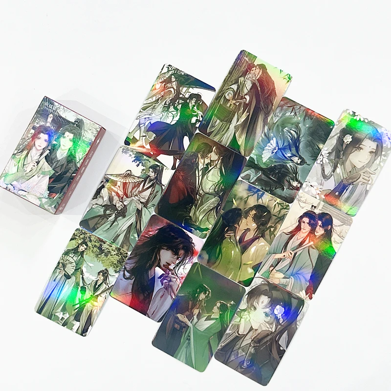 55 Pcs/Set Scum Villain's Self Saving System Laser Card Shen Qingqiu, Luo Binghe Figure Lomo Card Photocard