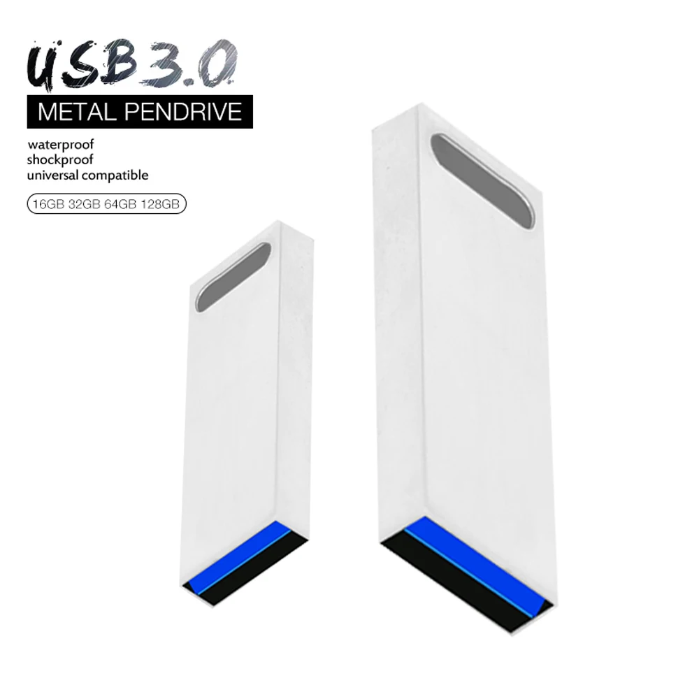 Unidades Flash USB 3,0 de alta velocidad, 8GB, 16GB, 32GB, 64GB, 128GB, Pen Drive, Memoria Stick3.0, logotipo personalizado, USB business Cle