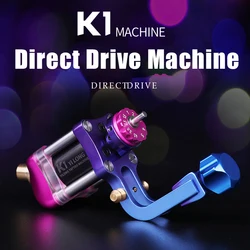 High Quality Adjustable Stroke Tattoo Pen K1 Hollow Cup Direct Drive Tattoo Machines Portable Rotary Motor Tattoo Machine Gun