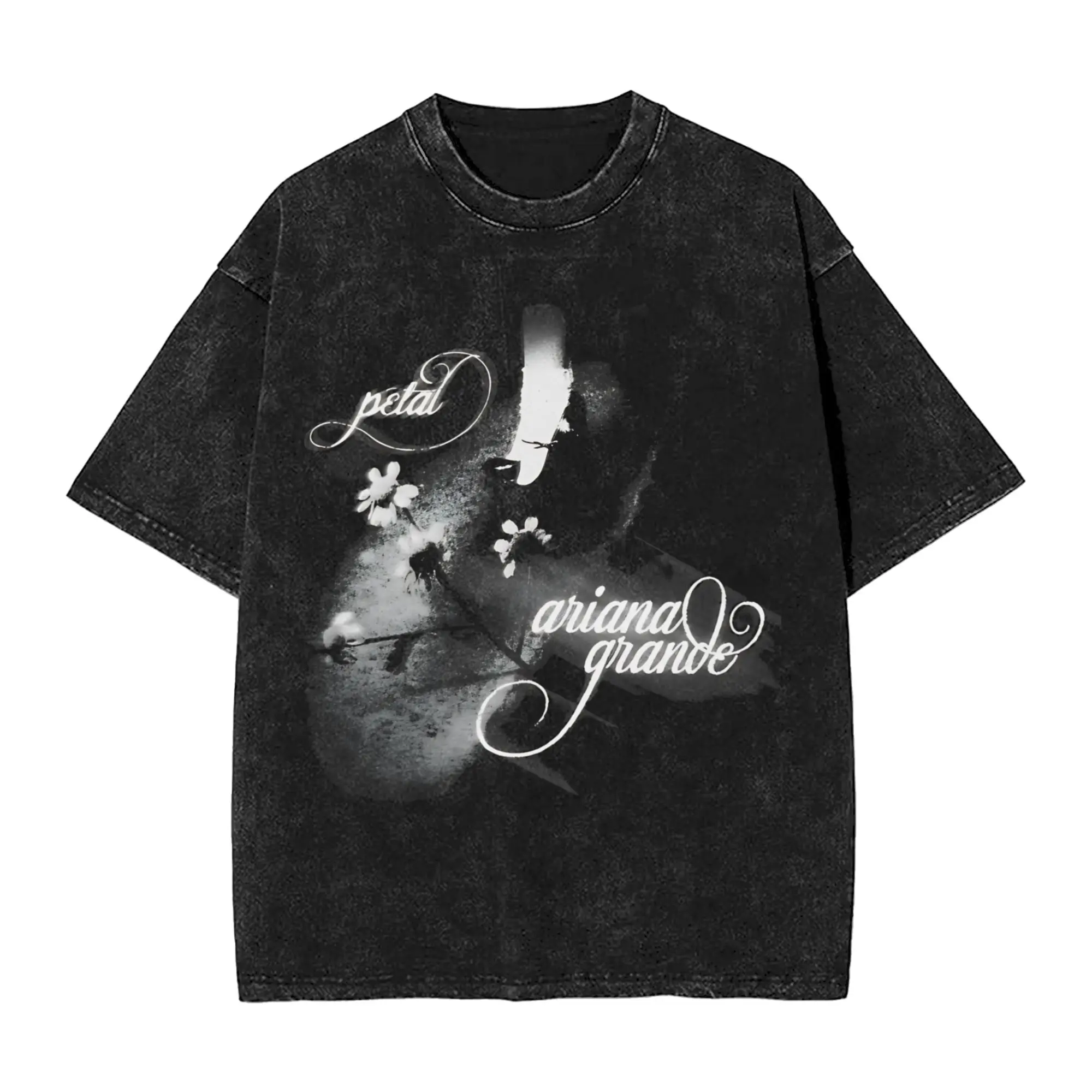 Harajuku Washed Shirts Arianas Grandes The Eternal Sunshine Tour 2026 Accessories Novelty T Shirt Streetwear Summer Tops Tees