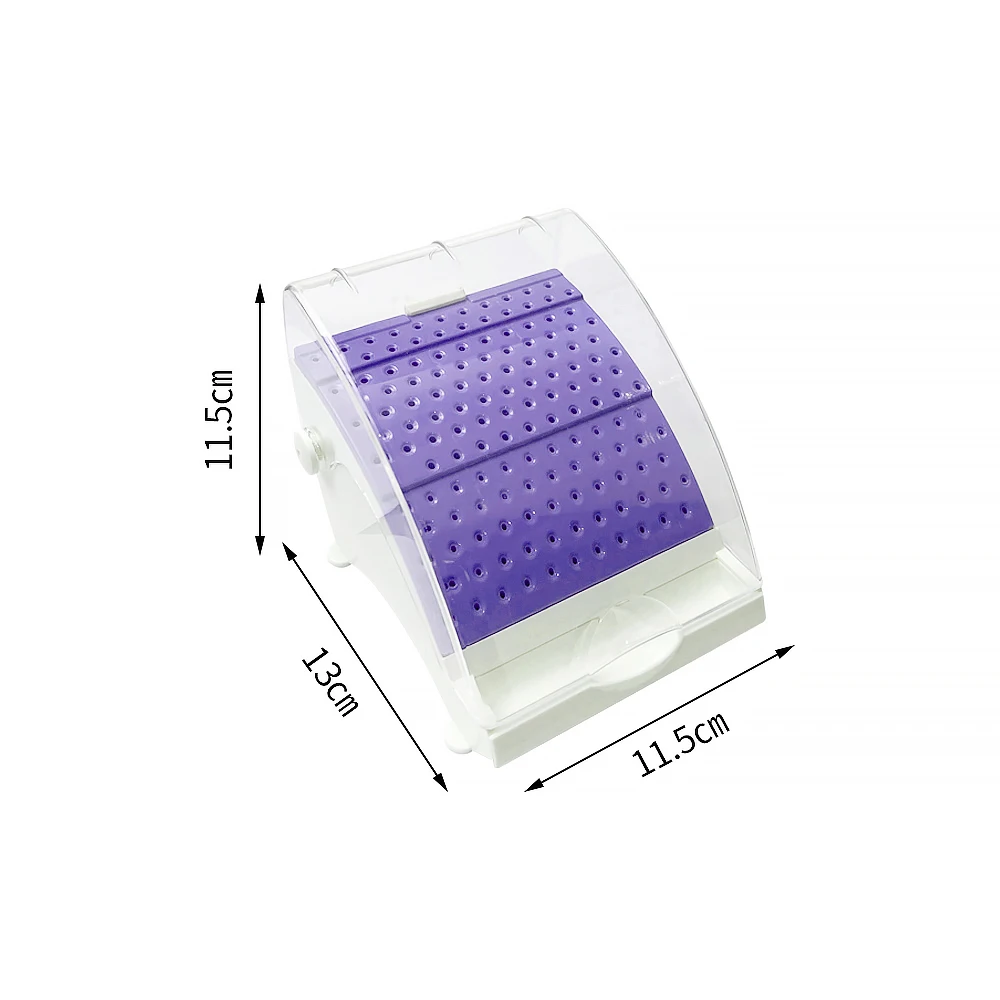 1Pc Plastic Tandheelkundige 142 Gaten Burs Blokhouder Boorplaatsingsdoos Met Lade Odontologia Sterilisator Case Desinfectie Tandheelkunde