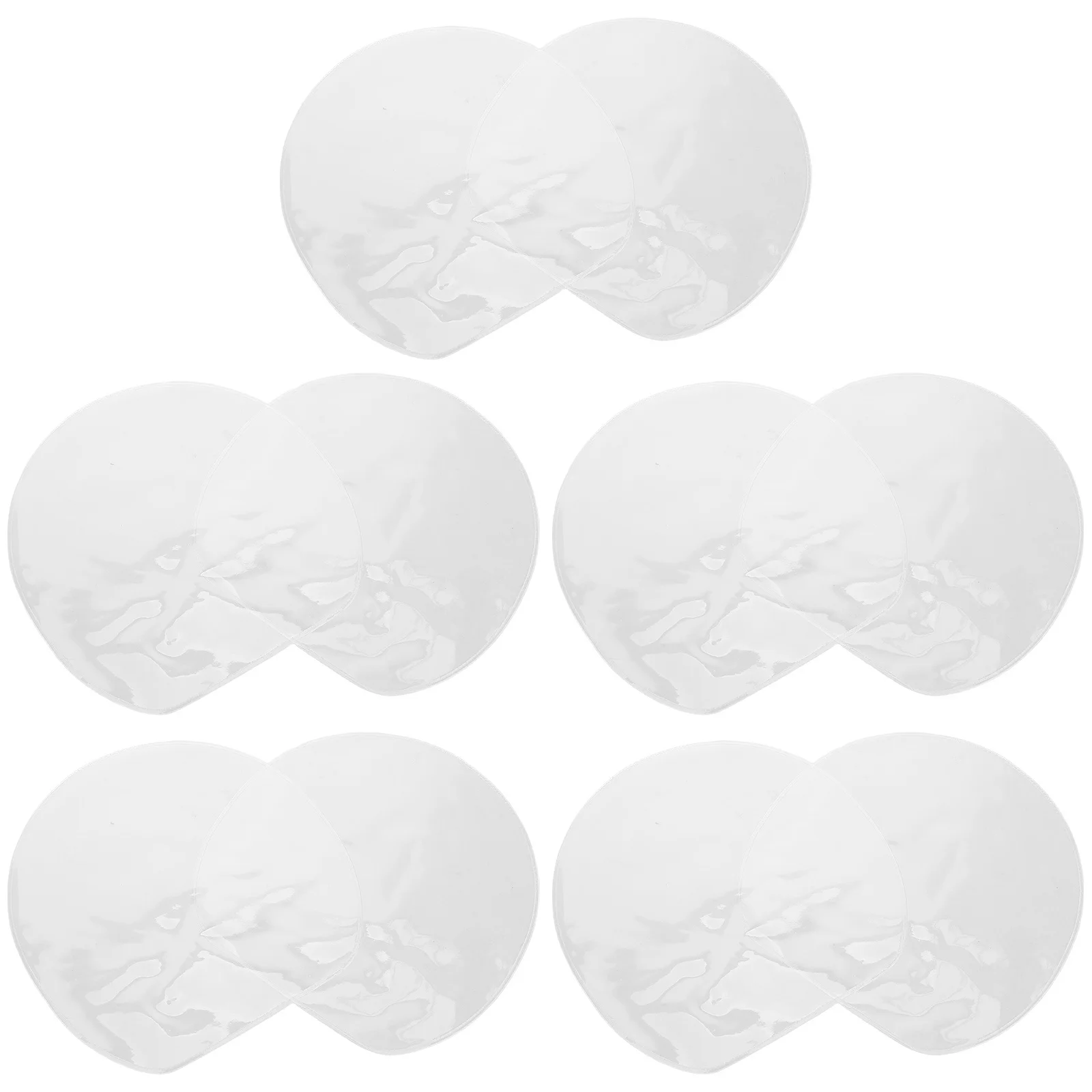 10 قطعة مضرب تنس الطاولة طبقة رقيقة واقية ورقة لاصقة شفافة لغطاء المجداف فيلم مطاطي ذاتي اللصق متين لـ