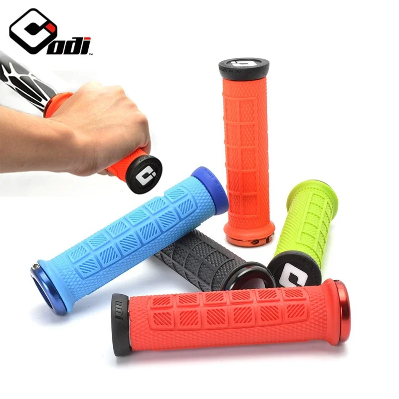 

ODI Elite Pro V2.1 Mountain Bike Grips - Lock-On Aluminum/Silicone Non-Slip Handlebar Grips for MTB Cycling