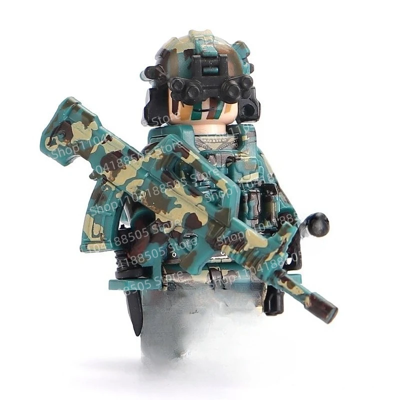 MOC Oficerowie sił specjalnych innych firm, żołnierze, lalki, zabawki edukacyjne, prezenty, ozdoby Power Armor, przedmioty kolekcjonerskie.