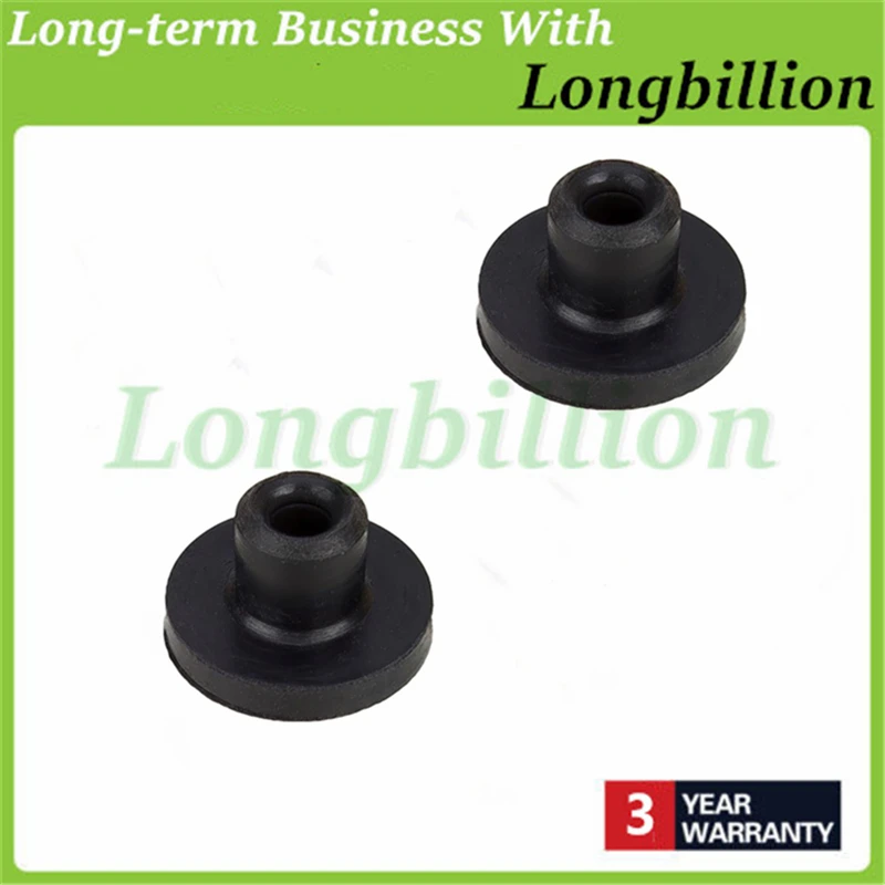 2 Pieces Car Black Rubber Windshield Washer Pump Grommet 1239973681 89633021673 Fit for BMW Mercedes-Benz GM Audi Volkswagen