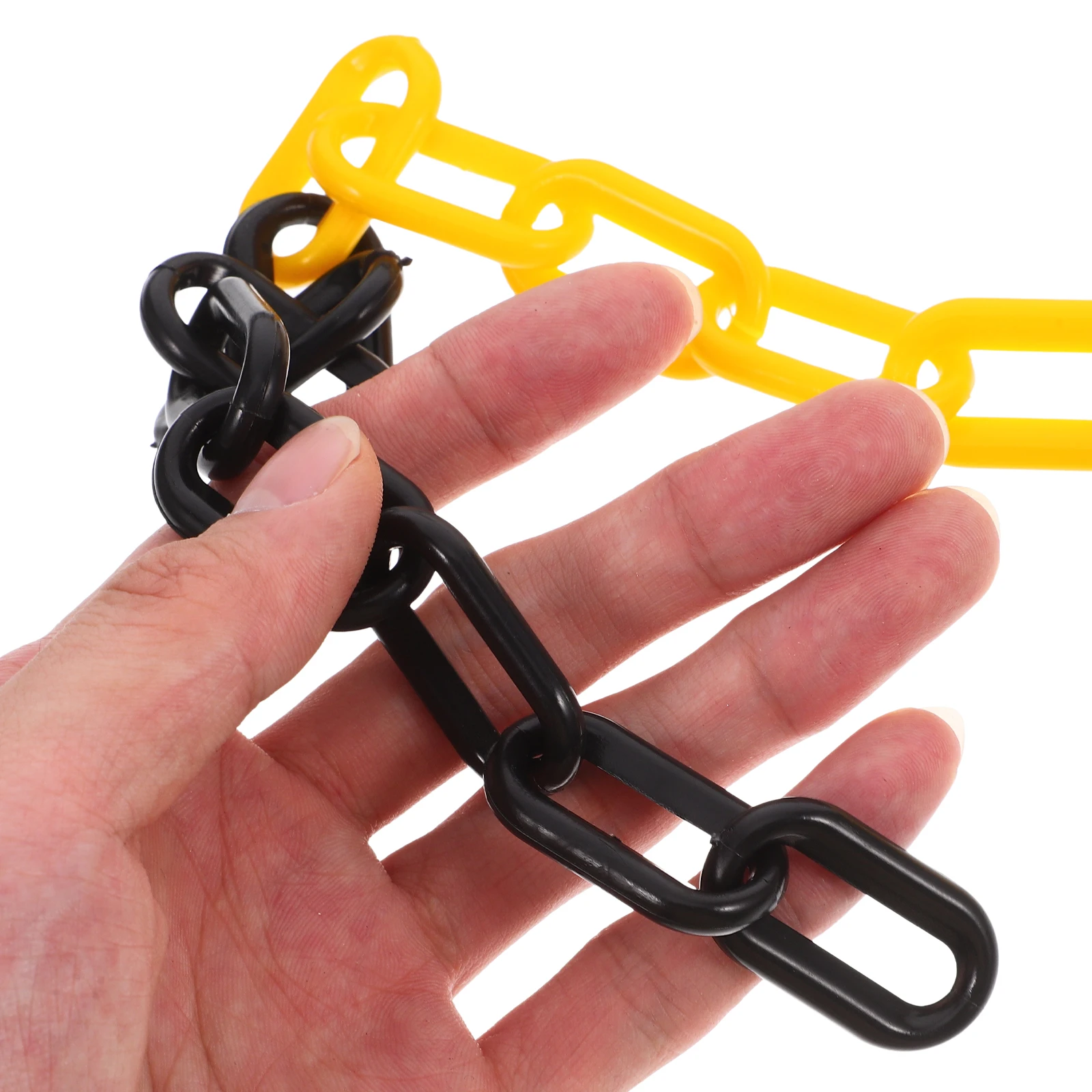 25M Caution Plastic Safety Barrier Crowd Control For Road Construction Traffic Personnel Protection Barricade Chain Parking Lot