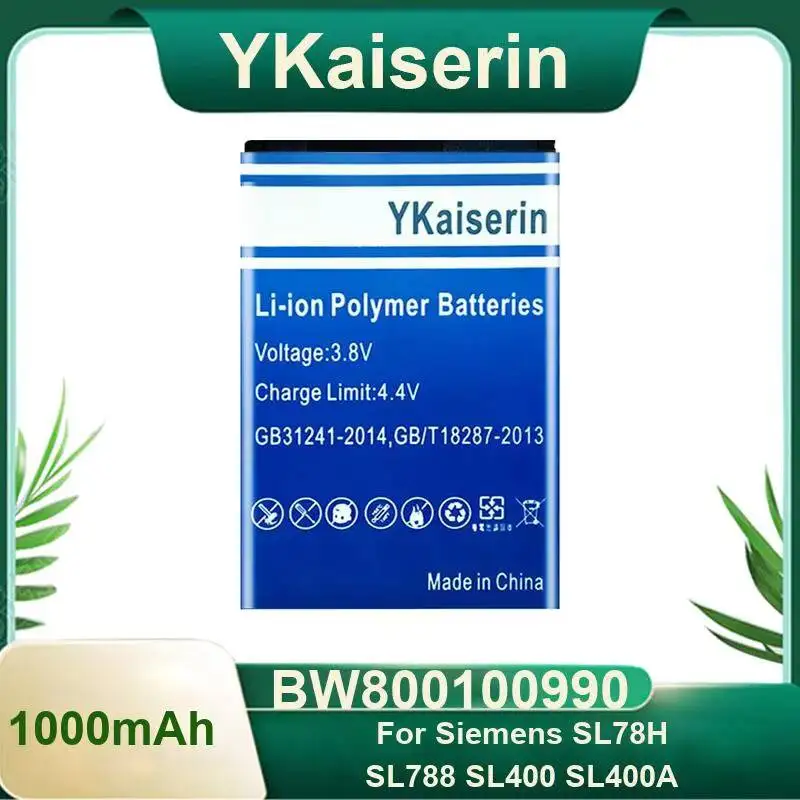 Safe And Reliable BW800100990 Mobile Phone Battery Fast Shipping 1000mAh For Siemens SL78H SL788 SL400 SL400A