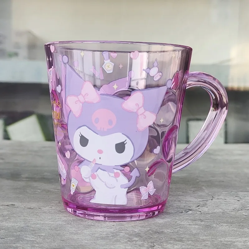 

Sanrio Kuromi Children Teeth Brushing Cup Boys Girls cute Anime Kawaii nice Coffee cup Kindergarten Washing Cup Drinking Cup