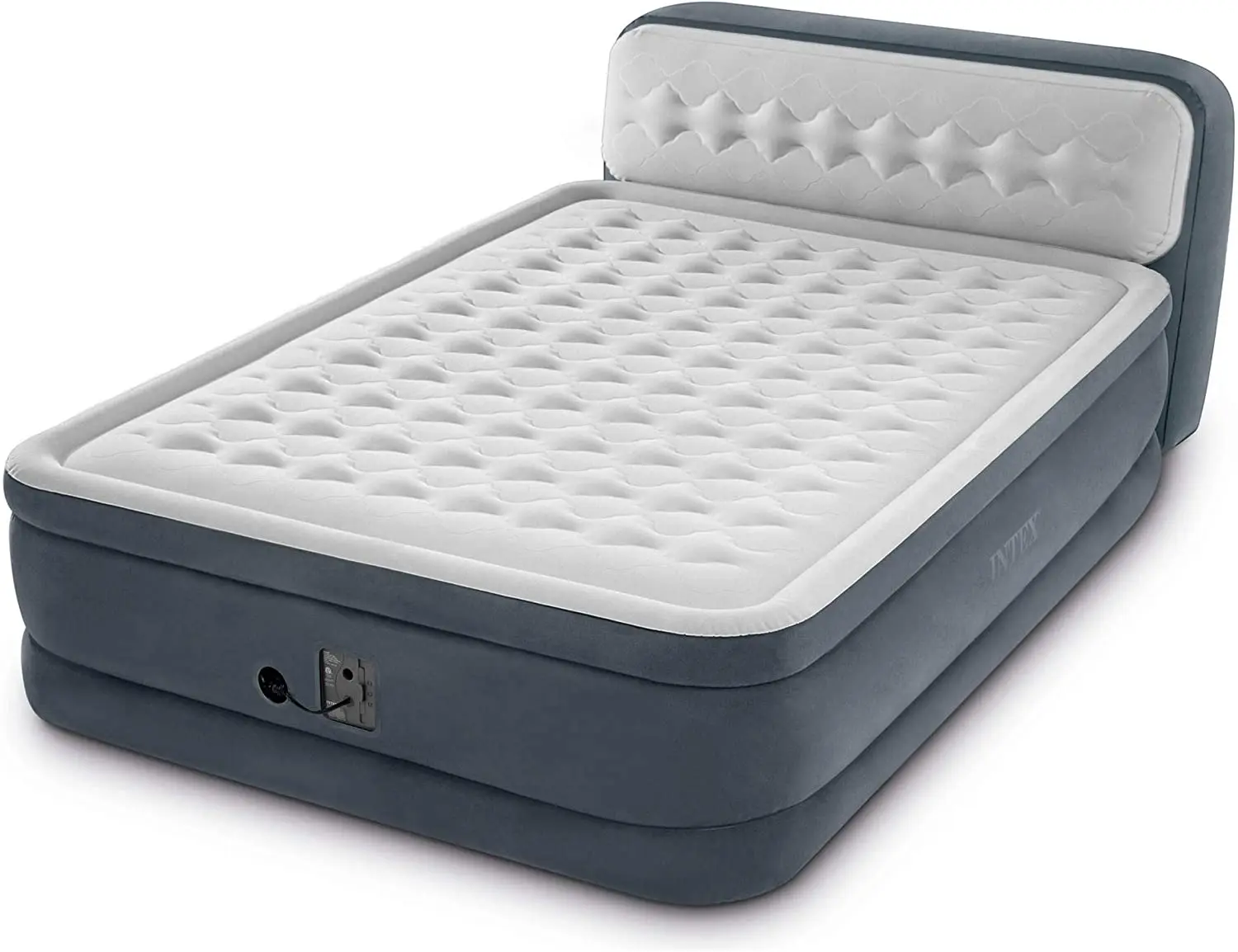 For Outdoor Hospital Living Room or Bedroom Use Comfortable Inflatable Bed with Built-in Electric Pump and Headboard