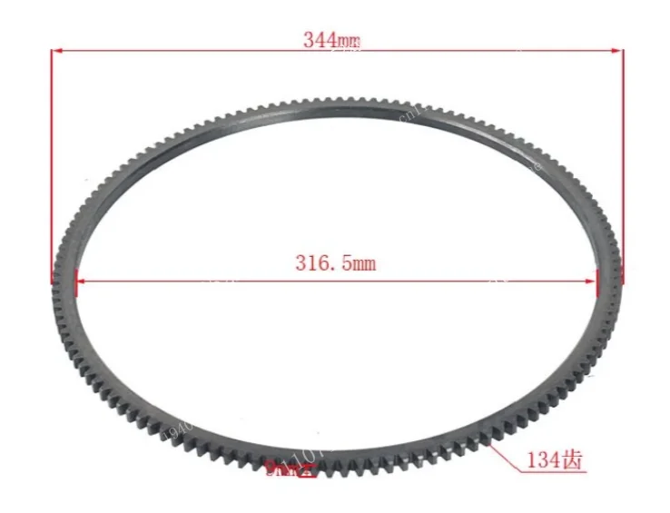 Model: 12312-50k00 accessories suitable for nissan h15/h20/h25/k15/k21/k25 forklift flywheel ring gear 134 teeth