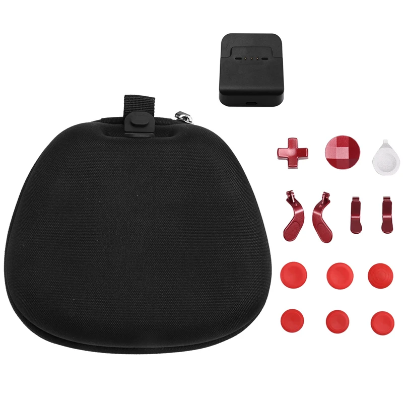 Complete Component Pack For  One Elite Series 2 Elite Edition Controller Metal Button Bag Charger Set