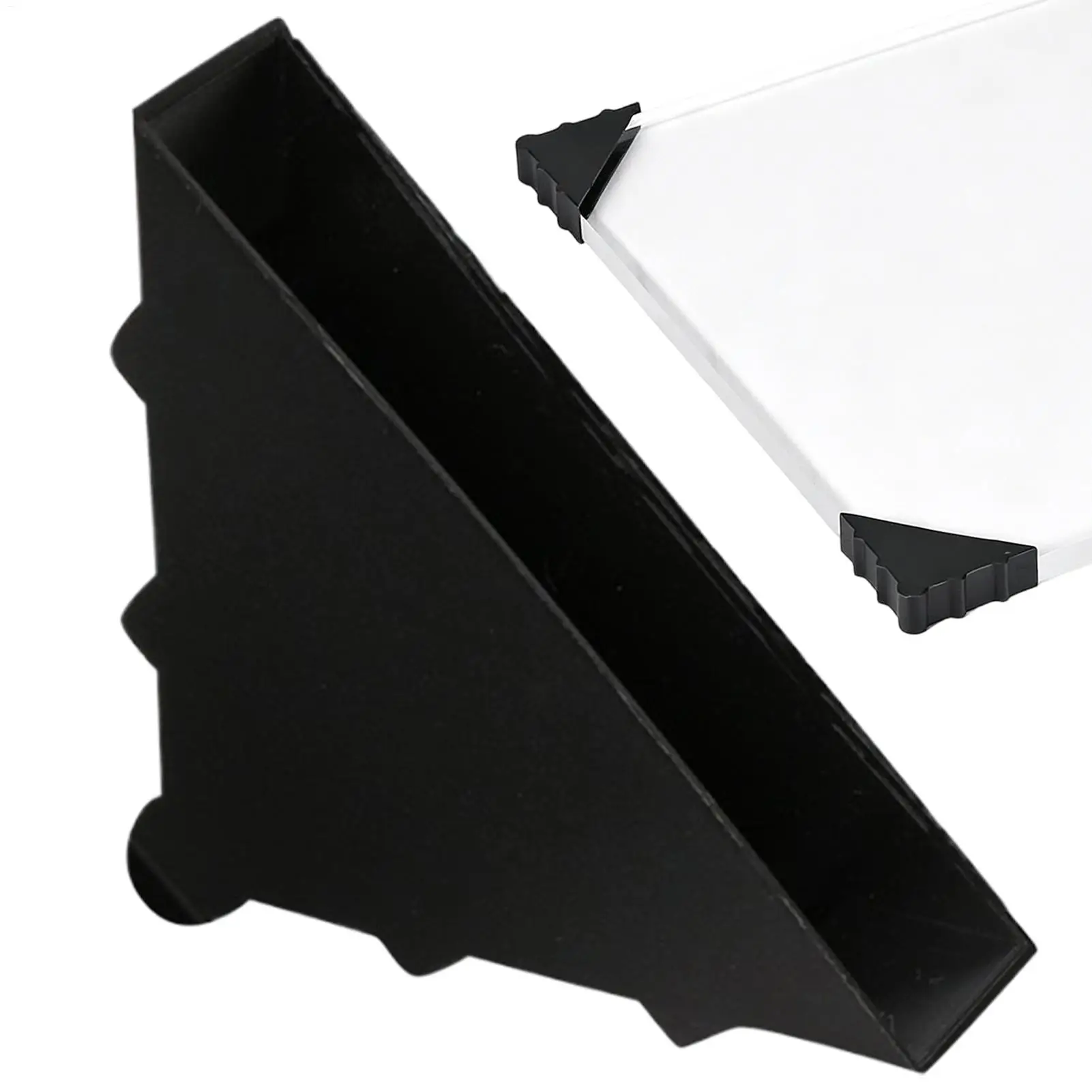 1pc Black Glass Corner Protector Cover Anti Collision Angle Edge Guards Buffer for Glass board Picture Frame Transpoter