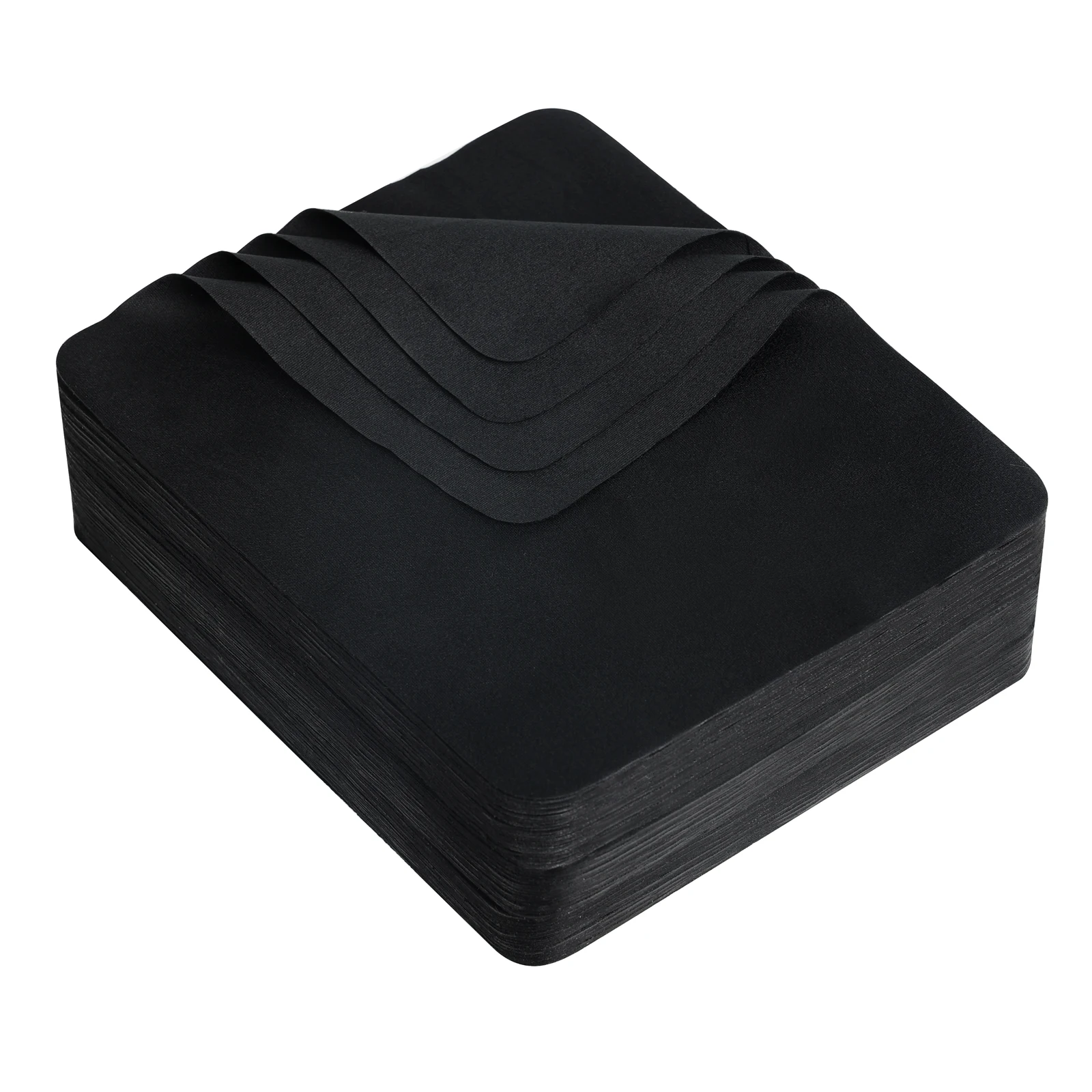 (100 Park ) Suede Lens Cleaning Cloth 15CM*18CM All Black For Eyeglasses  Jewelry and  Camera Phone Screen Optical Store