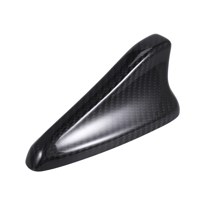 

L10A Carbon Fibre Car Roof Shark Fin Antenna Signal Aerials Cover Trim For Kia Stinger 2018-2023