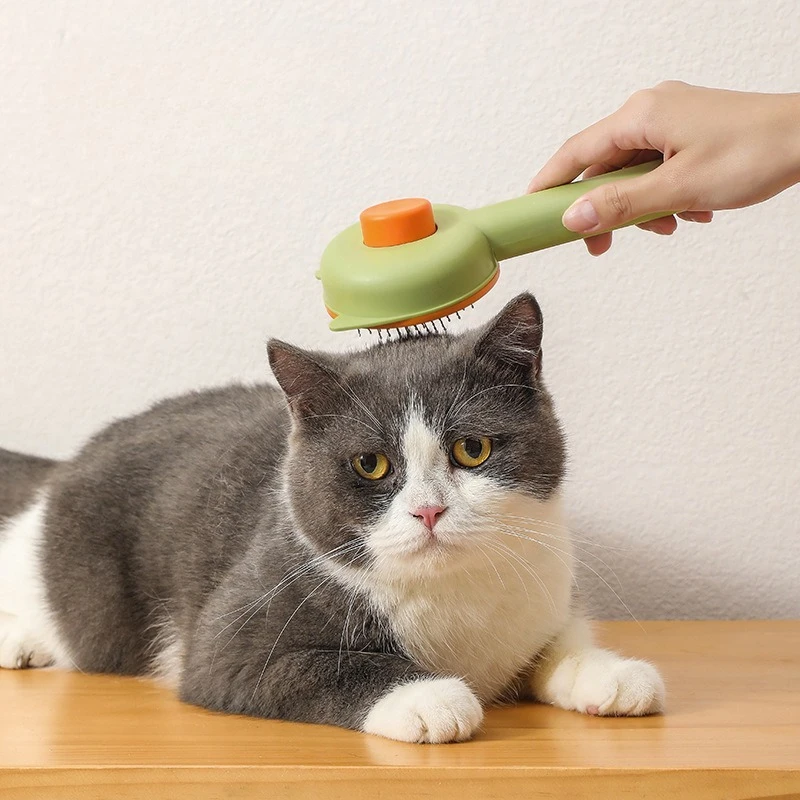 

New Pet Comb, Beauty Steel Needle Comb, Small Household Pet Supplies Needle Comb, Dog and Cat Brush 강아지미용